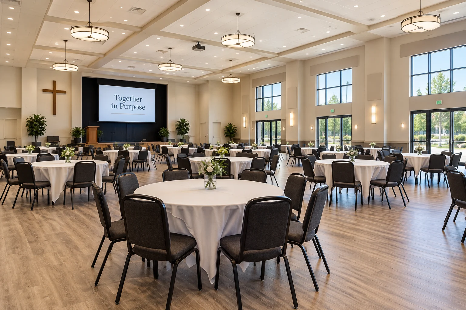 Church fellowship hall