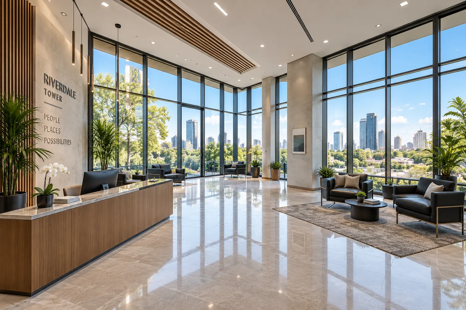 Commercial property interior