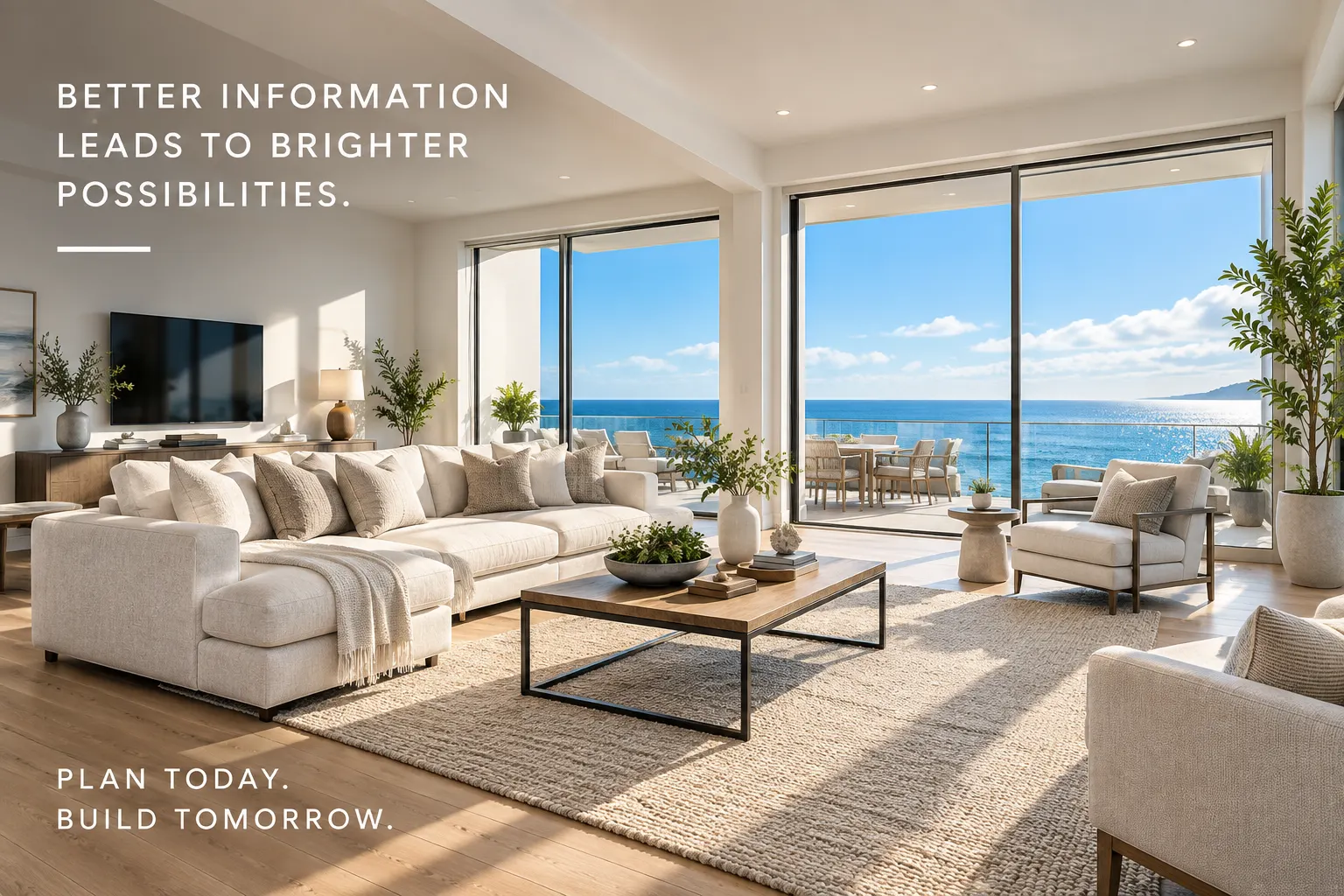 Coastal property interior representing professional floor plan documentation