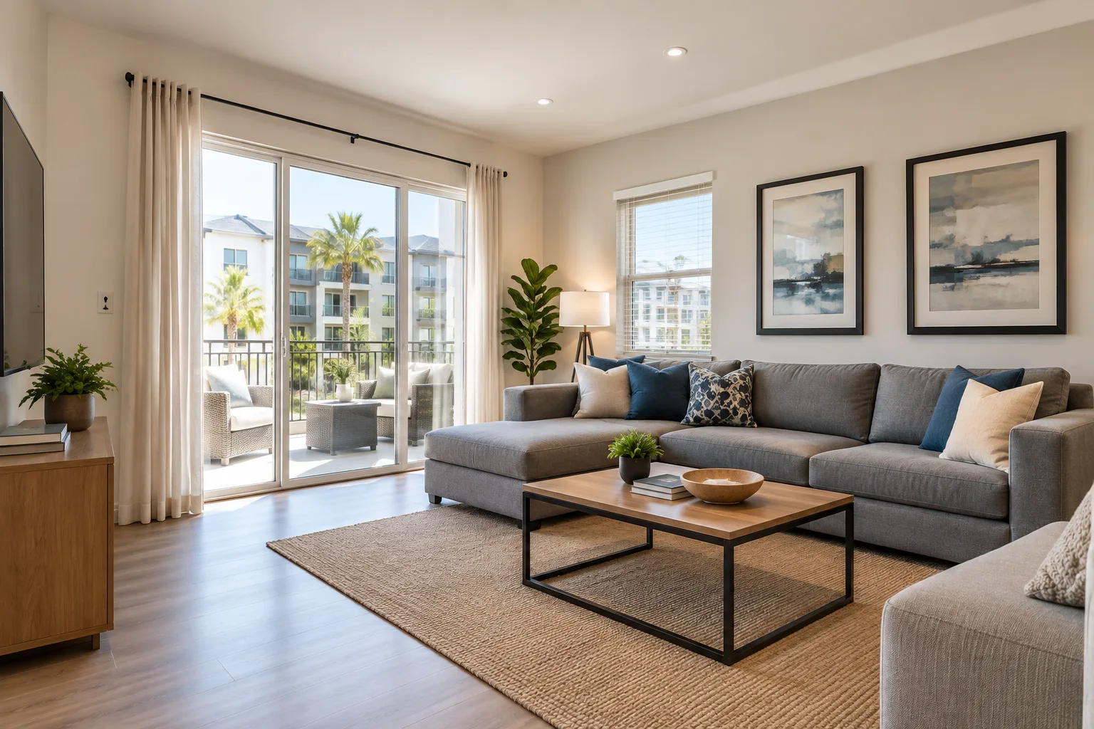 Apartment unit interior
