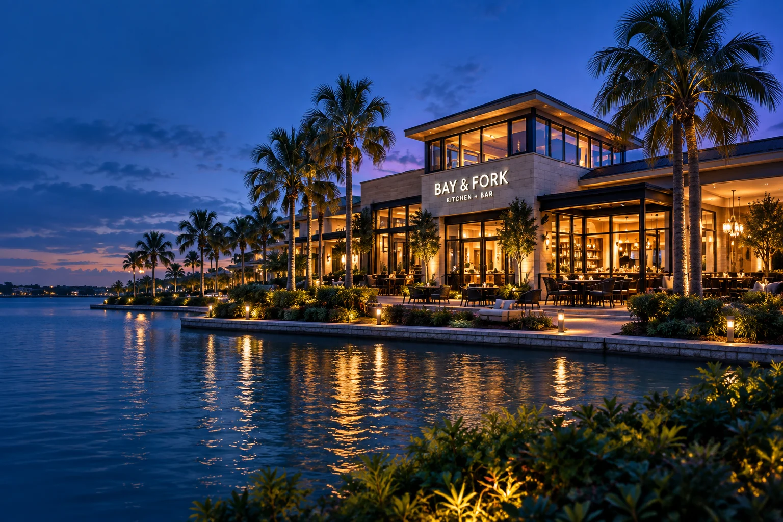 Restaurant and hospitality property
