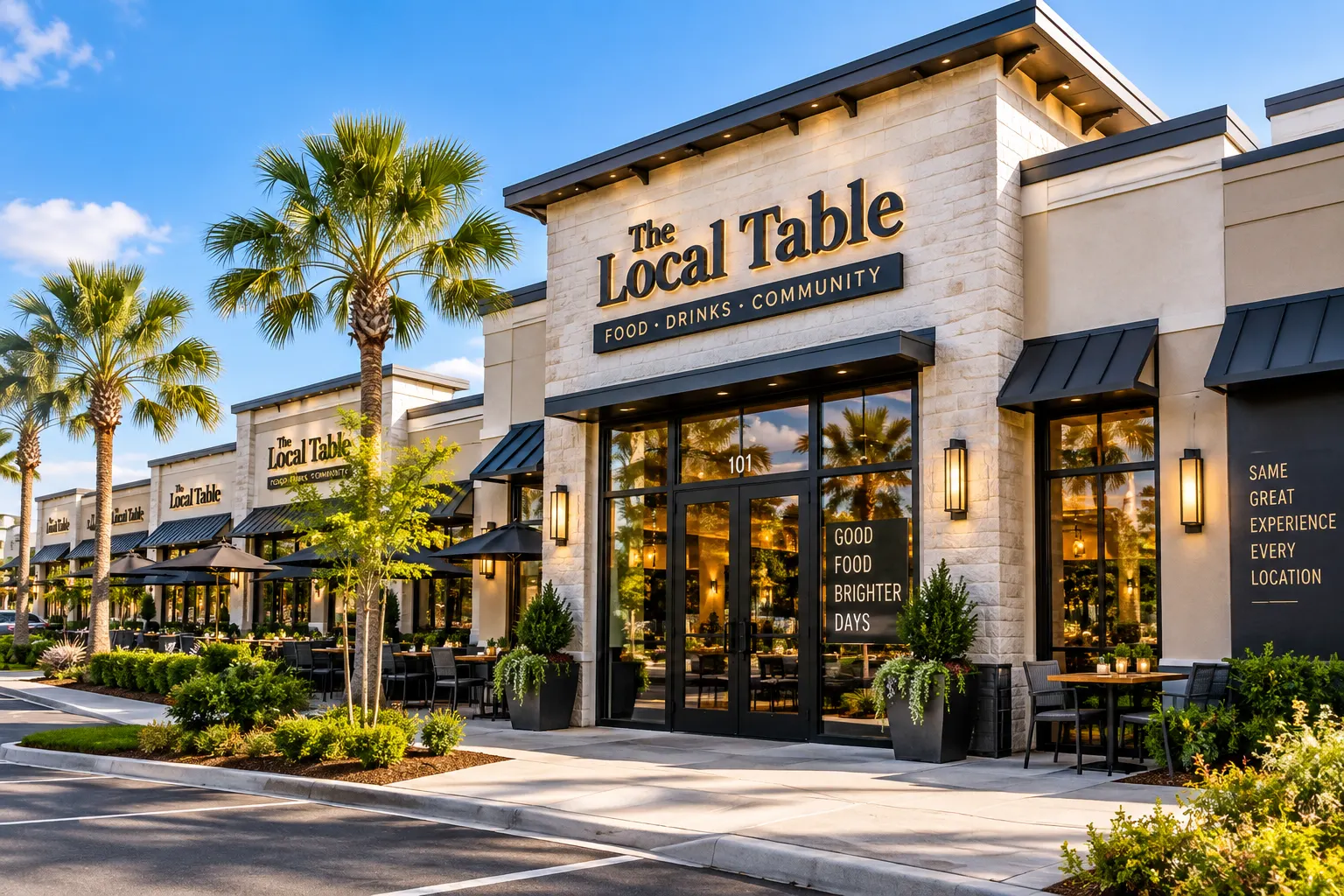 Multi-location restaurant brand