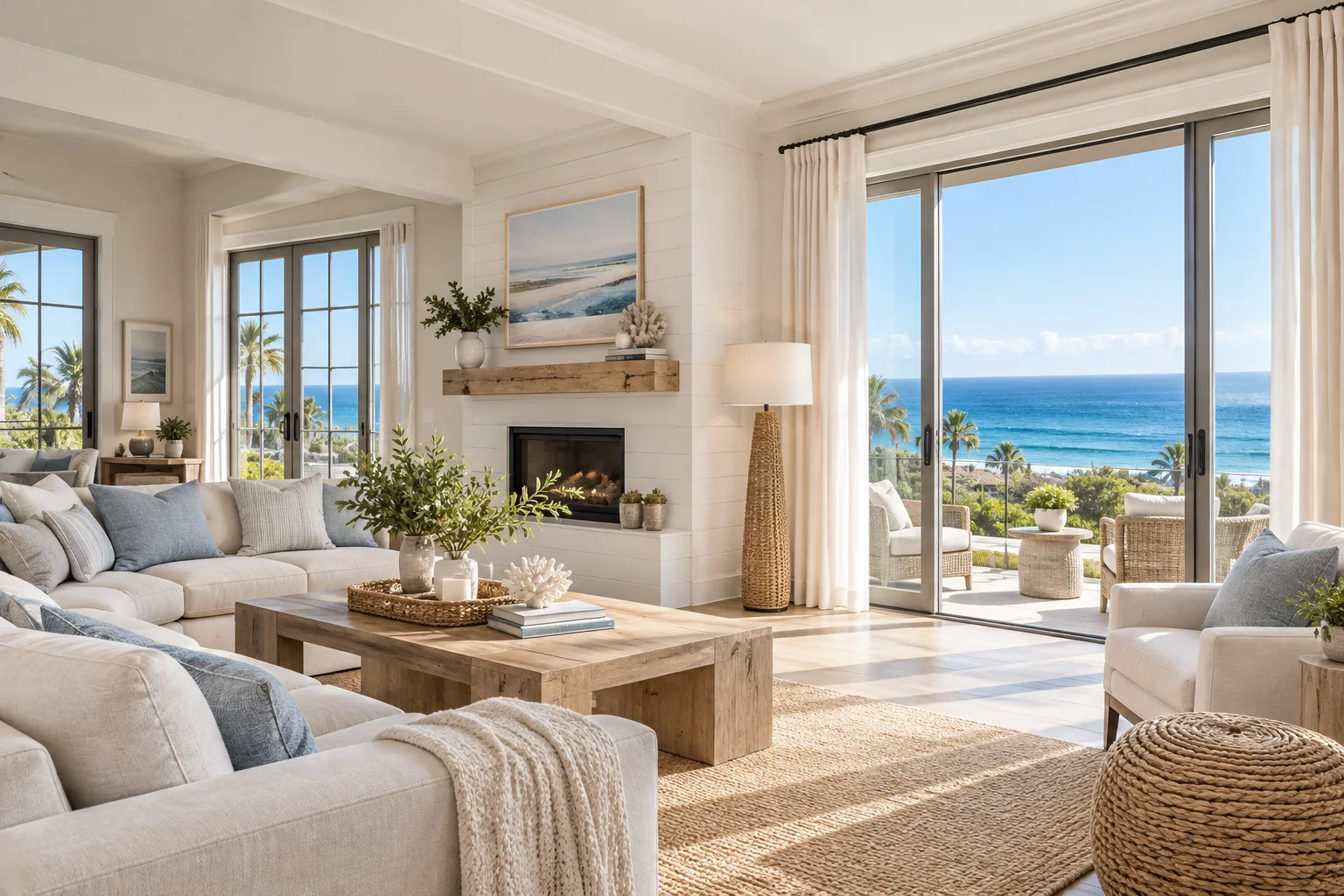 Architectural coastal interior